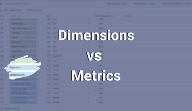 dimensions vs metrics