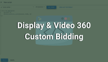 display and video 360 custom bidding