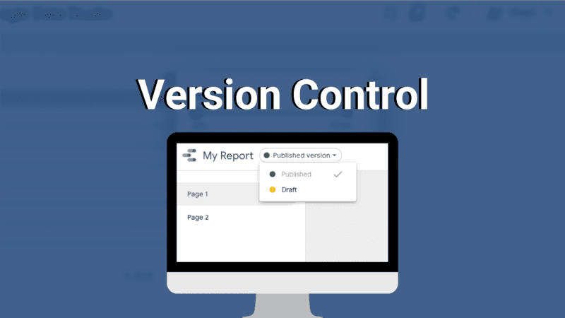 version control data studio