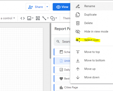 Advanced Page and Report Navigation in Google Data Studio - 2021