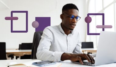 young person who is working on a computer